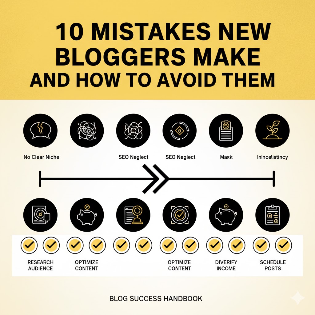 10 Mistakes New Bloggers Make And How To Avoid Them