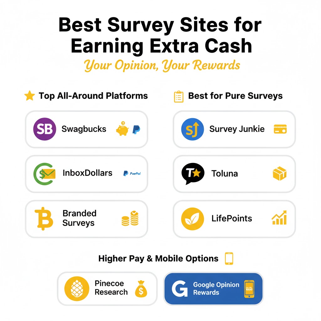 Best Survey Sites for Earning Extra Cash