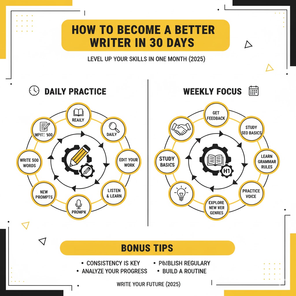 How to Become a Better Writer in 30 Days
