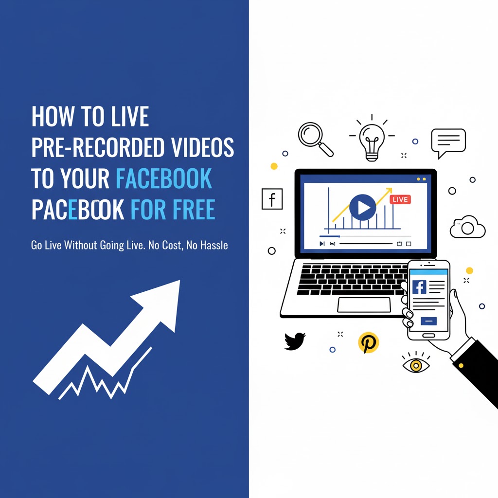 How to Live Stream Pre-Recorded Videos to Your Facebook Page for Free
