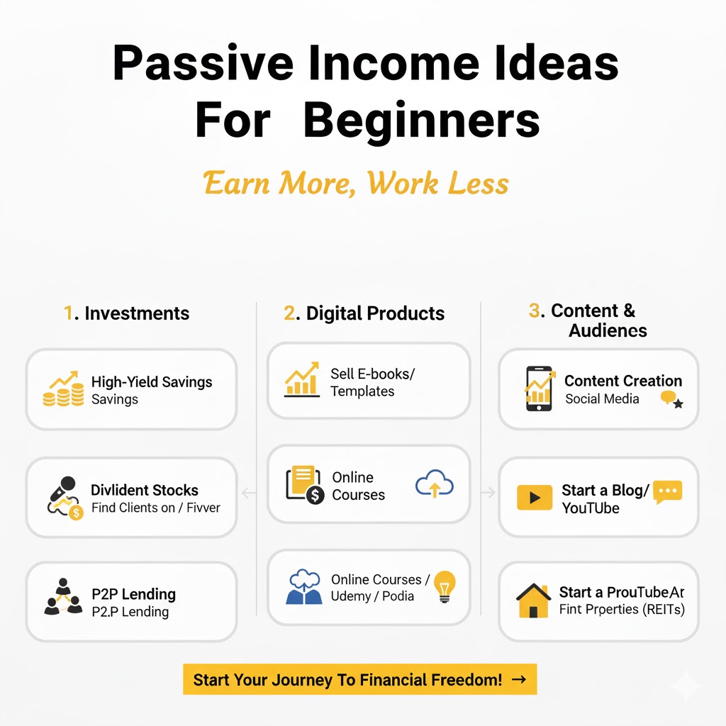 Passive Income Ideas For Beginners