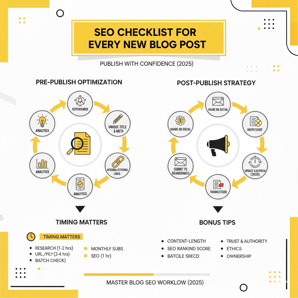 SEO Checklist for Every New Blog Post