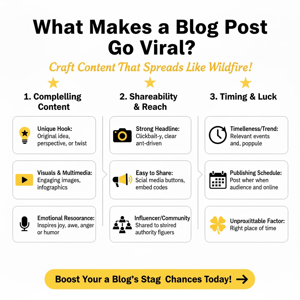 What Makes a Blog Post Go Viral?